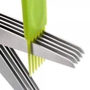 5-Blade Herb Scissors – Stainless Steel Kitchen Cutter | Quickslice