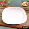 Square Dinner Plate 28 cm – Durable, Heat-Resistant White Plate