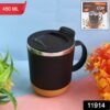 Insulated Coffee Mug – Spill-Proof Lid & 450ml Capacity