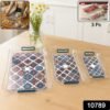 Multipurpose Serving Tray Set – 3 Nesting Trays with Handles
