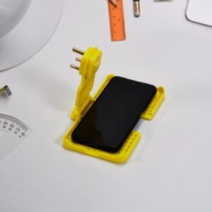 Mobile Charging Wall Holder – Secure Socket Fit, Yellow | PHOBIA