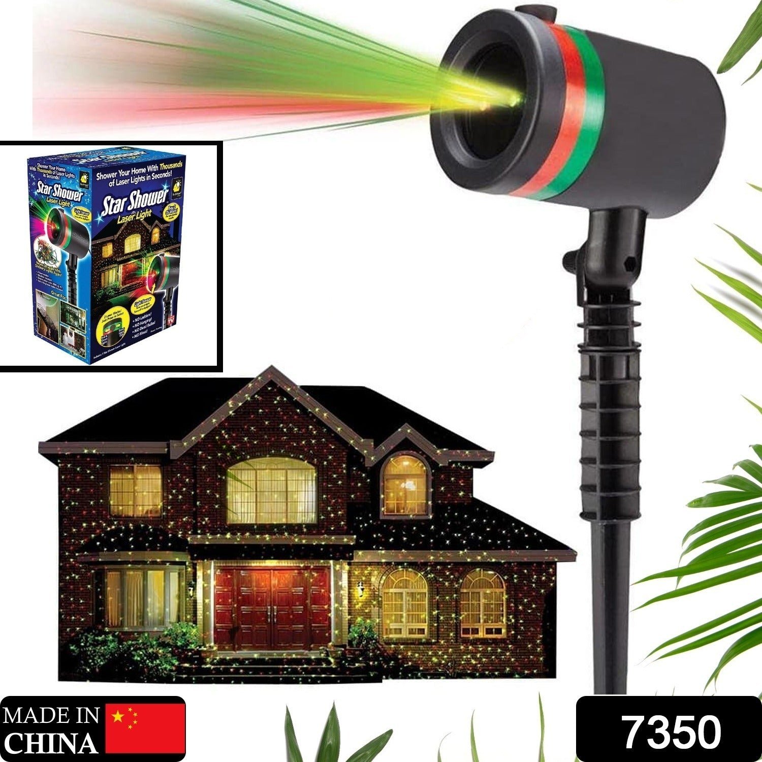 Multicolor Outdoor Laser Projector – Star Motion Light | Styleva