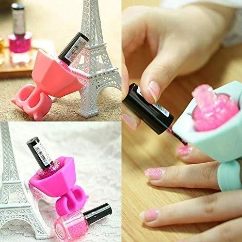 Nail Polish Holder – Spill-Proof Ring & Portable Stand | AuriGlam