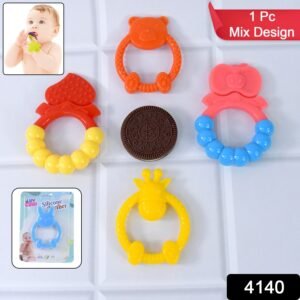 Silicone Baby Teething Toy – Soft, BPA-Free Relief for Infants
