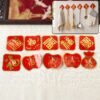 Self Adhesive Wall Hooks, Decorative Strong Sticky Hooks for Keys (10 Pcs Set)
