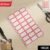 Self-Adhesive Label Stickers – 50 Red & White Sheets for Easy Organization