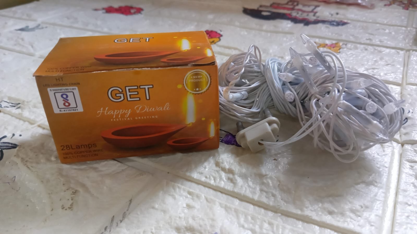 Diwali String Lights – 8M LED Indoor & Outdoor Festive Decor | Giftoiza