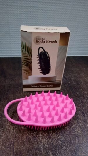 Silicone Soft Bristle Bath Brush – Exfoliate & Massage Skin