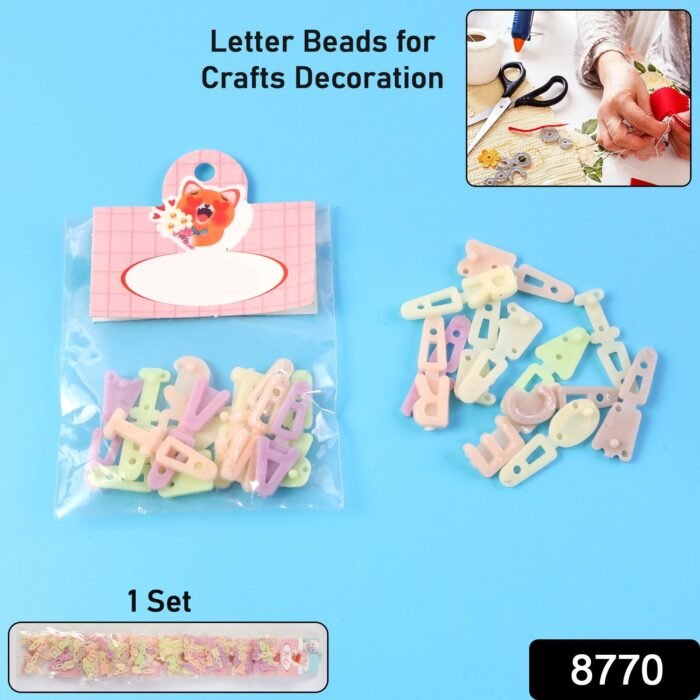 Alphabet Letter Beads – Durable DIY Craft & Jewelry Kit