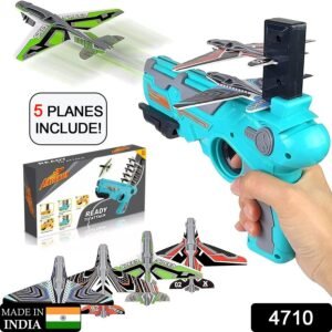 Airplane Launcher Toy – 5 Foam Planes & Gun | Play & Move