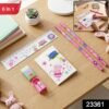 6-in-1 Student Stationery Combo Kit with Pencils, Ruler and Pouch for Kids (1 Set)