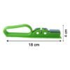 Handheld Knife Sharpener with Grip Handle, Manual Blade Sharpening Tool (1 Pc)