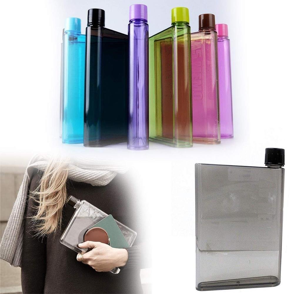 A5 Notebook Water Bottle – 400ml Slim & Leak-Proof | Own Hydrate