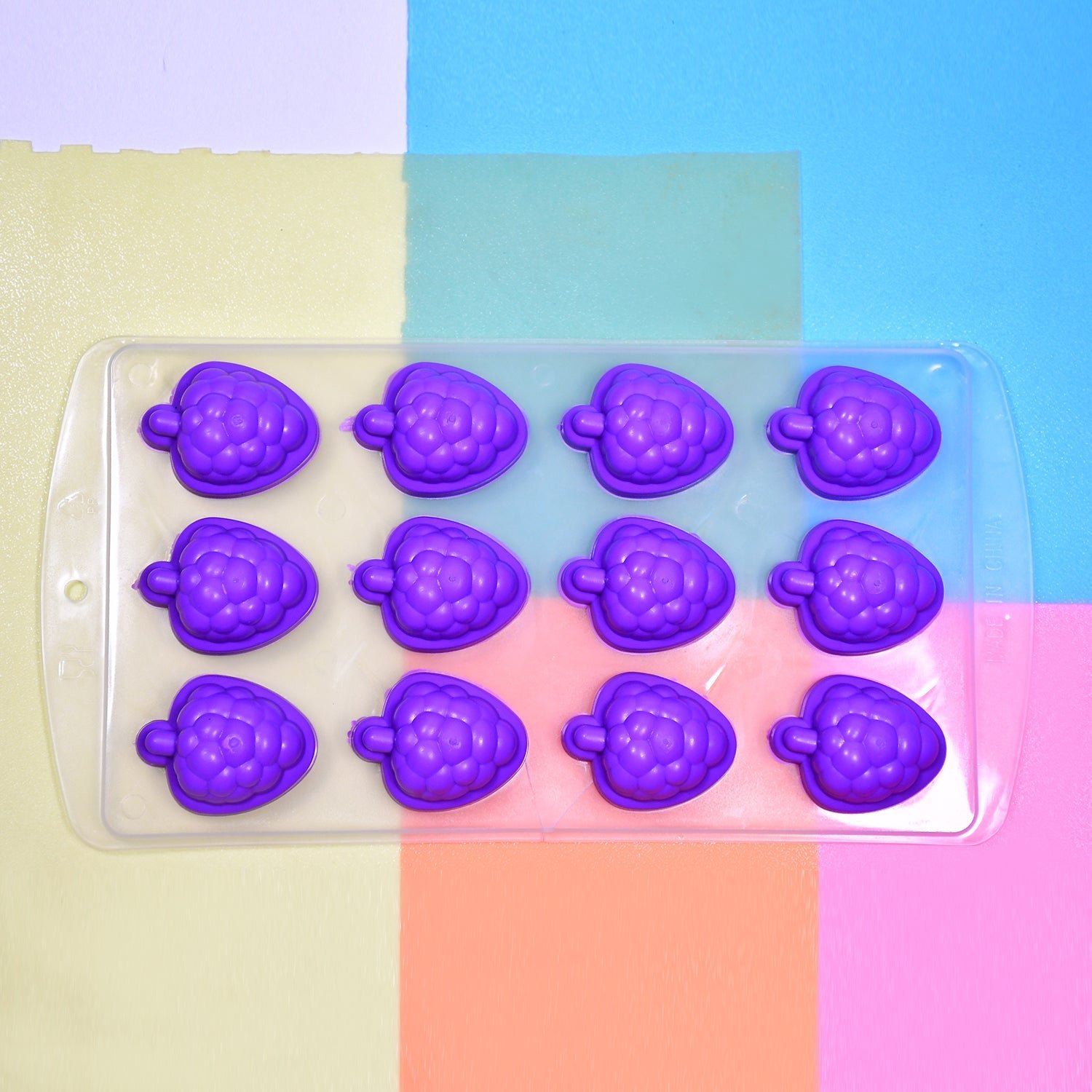 Silicone Ice Cube Tray – Flexible Fruit Shape Mold for Drinks | Indo Glow