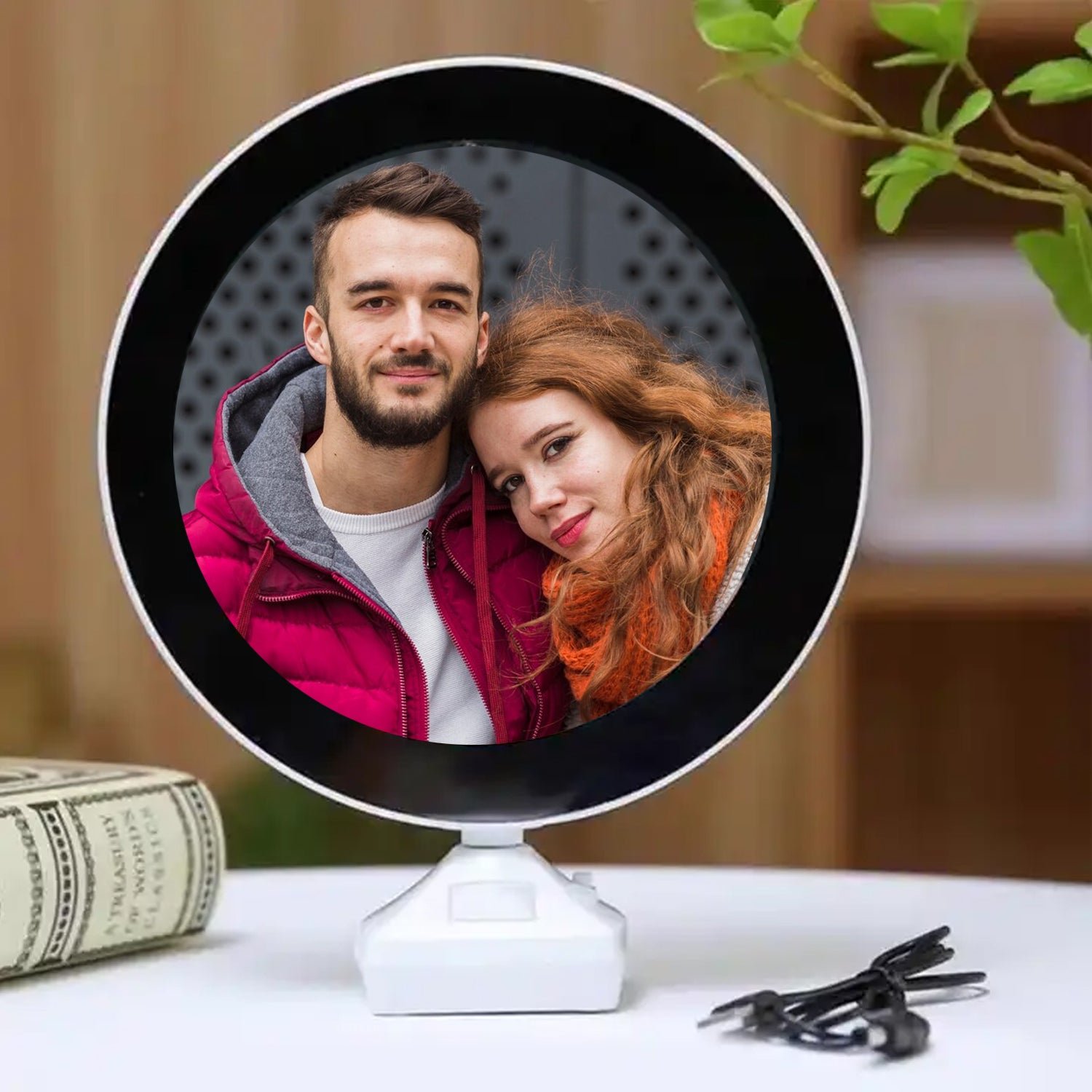 LED Magic Mirror Photo Frame – 2-in-1 USB Powered Decor | Styleva