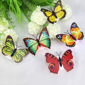 Butterfly 3D Illusion Night Lamp – Soft Multicolor LED Glow
