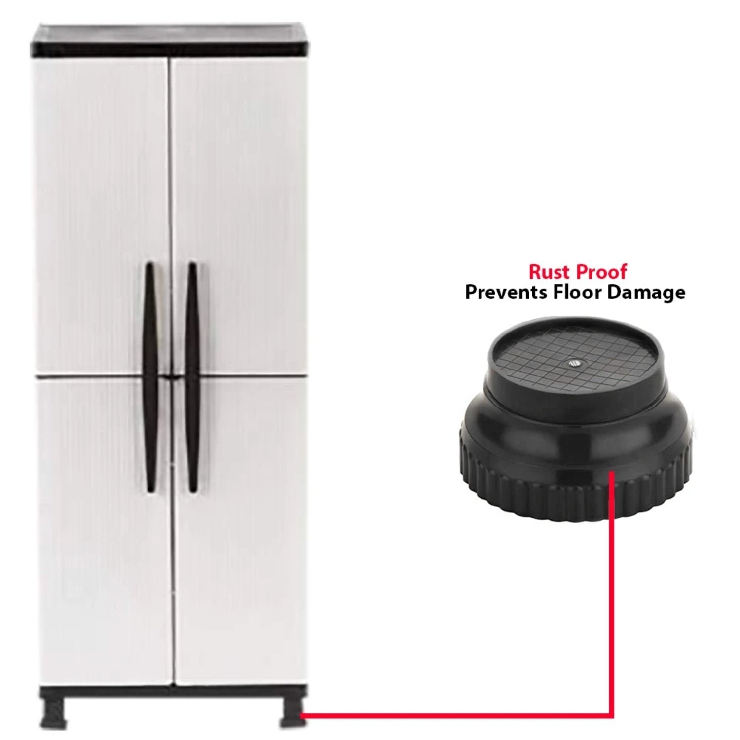 Appliance Stand – Heavy-Duty Plastic Legs (4 Pcs) | GlimmerHome