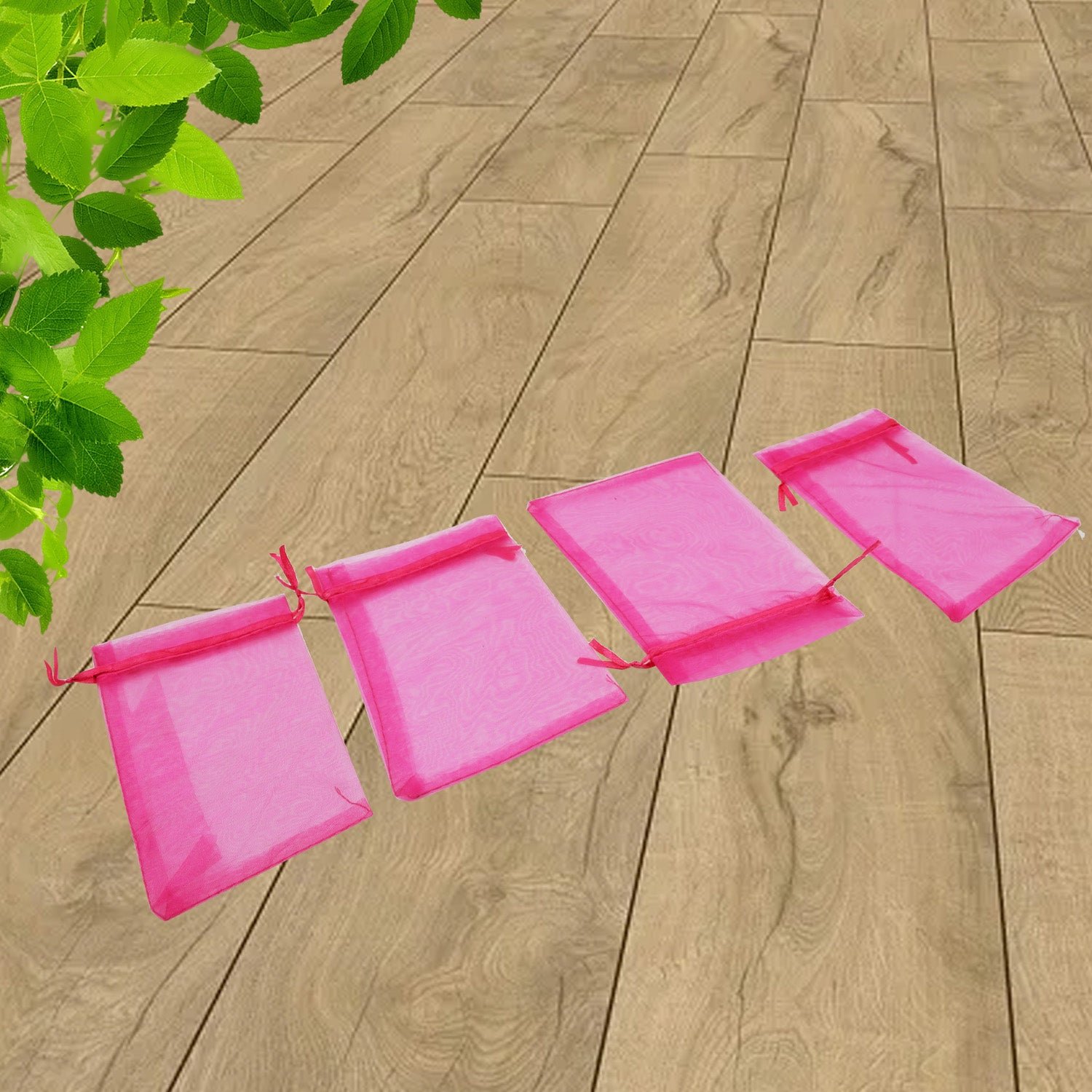 Organza Gift Bags – Drawstring Mesh Pouches for Favors (50 Pcs) | TeddyJoy