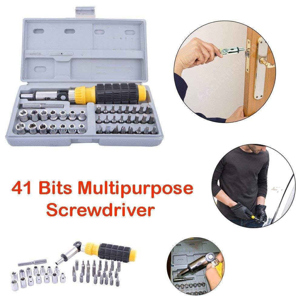Socket & Screwdriver Tool Kit – 41-Piece Carbon Steel Set | ToolMate Pro