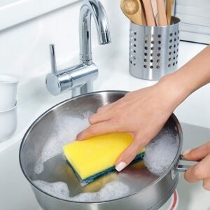 Scrub Sponge 2-in-1 for Kitchen & Bathroom | Bathora