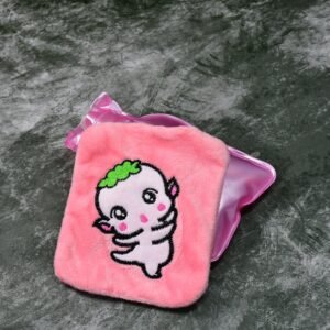 Pink Hot Water Bag – Soft Cover for Pain Relief | Indo Glow
