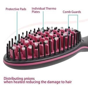 Ceramic Hair Straightener – Anti-Static & Fast Heating | Calm & Curl
