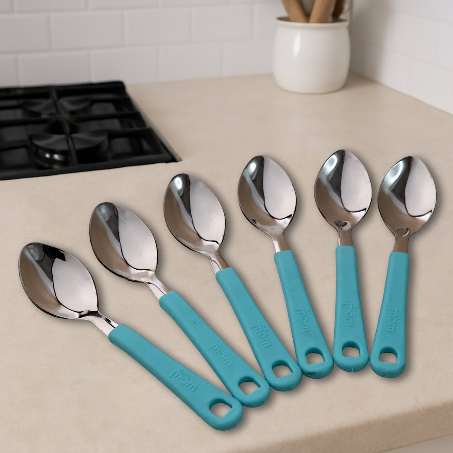 Stainless Steel Tea Spoon Set – Durable & Comfortable 6 Pieces