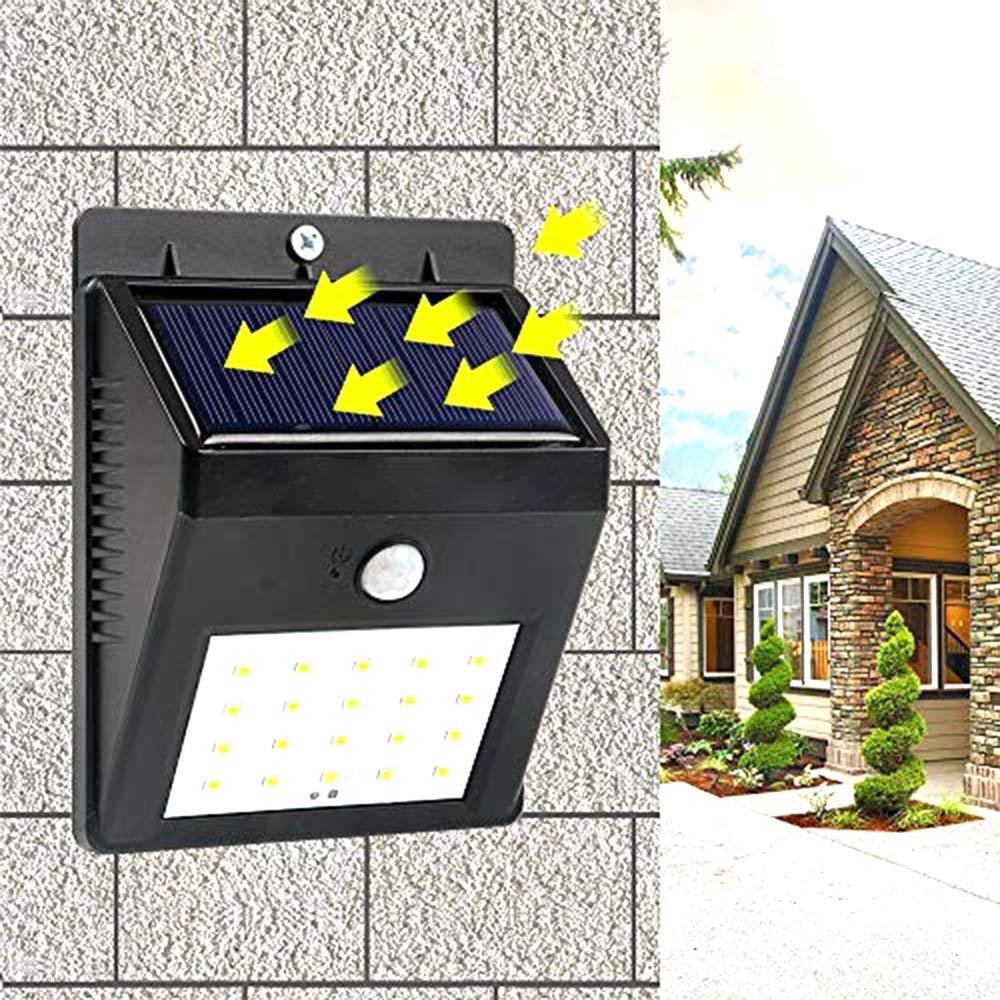 Solar Security LED Light – 30-LED Outdoor Wall | AutoSafeo