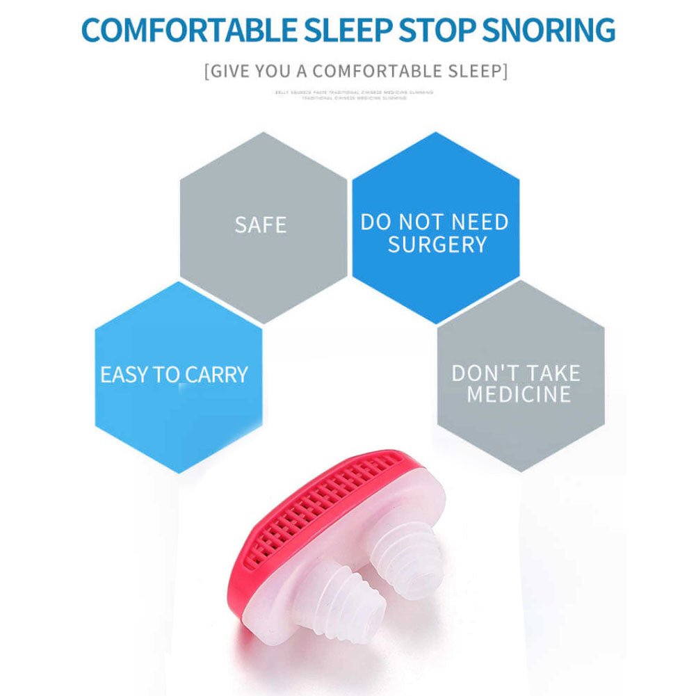 Anti-Snoring Nose Clip – 2-in-1 Air Purifier for Better Sleep | Velvet Wellness