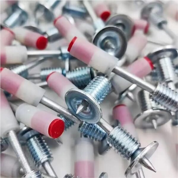 Steel Nail Gun Nails – 100 Pcs for Concrete & Wall | BoltForce