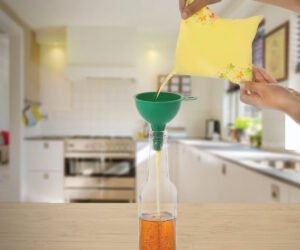Silicone Funnel – Food-Grade, Easy Pouring for Kitchen | Tidy Table