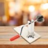 Coconut Scraper with Wooden Base – Safe & Durable | Quickslice