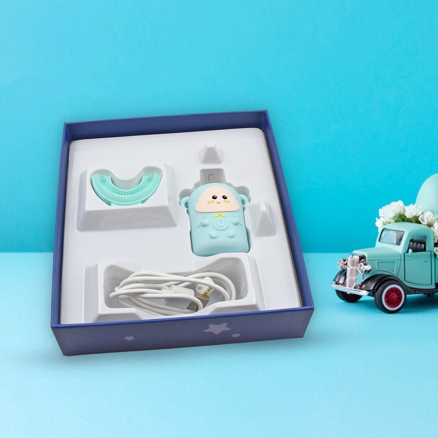 Kids Electric Toothbrush – U-Shaped, Light & Music | MintGuard