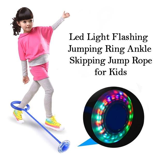 LED Jumping Ring for Kids – Flashing Ankle Skip Ball | TinyTrendy