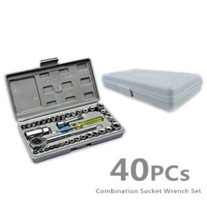 Socket Toolkit – 40-Piece Home & Auto Repair Set | Wagtail