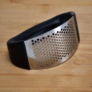 Stainless Steel Garlic Press – Ergonomic & Easy Clean | Quickslice