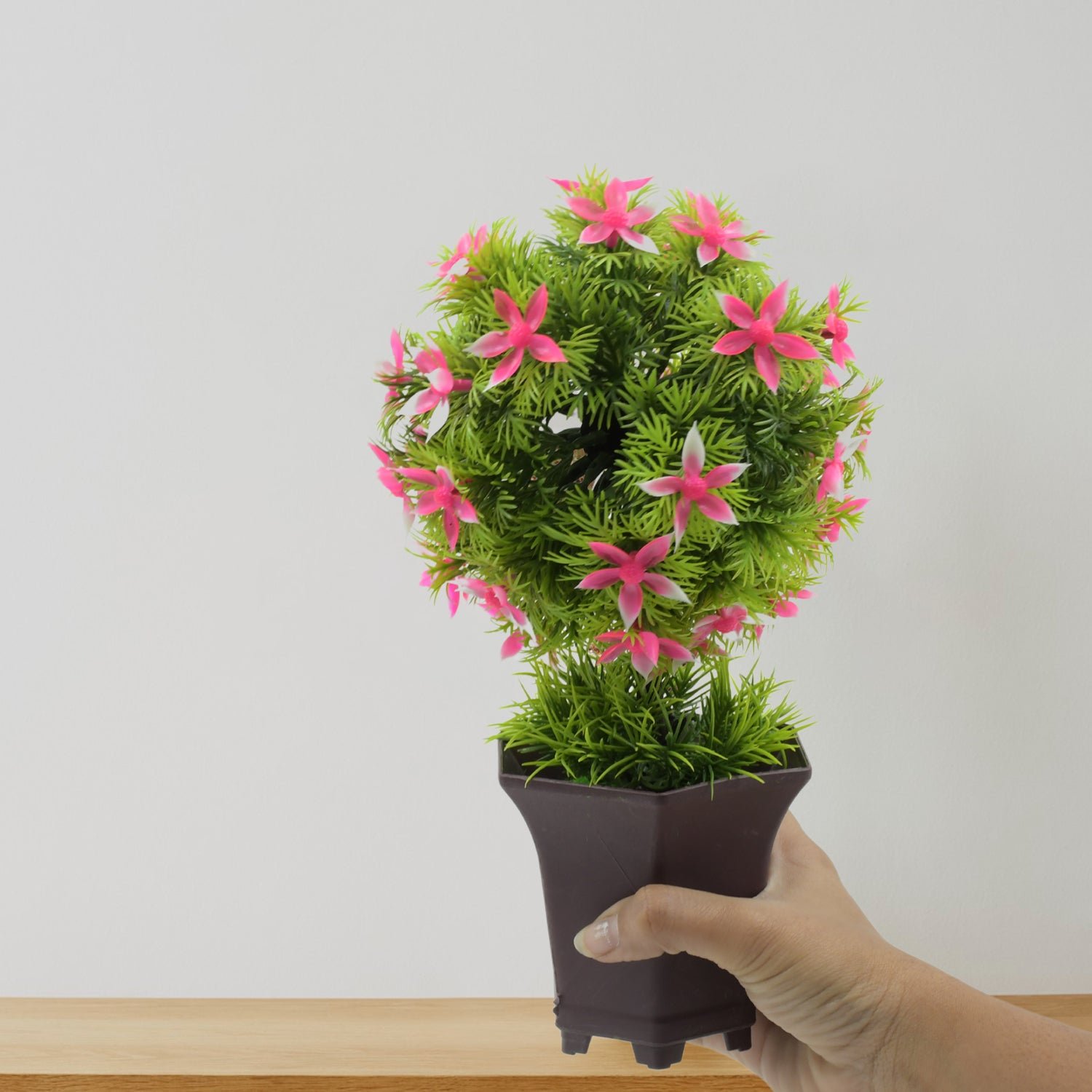 Artificial Flower Plant with Cute Pot – Low Maintenance Decor | Styleva