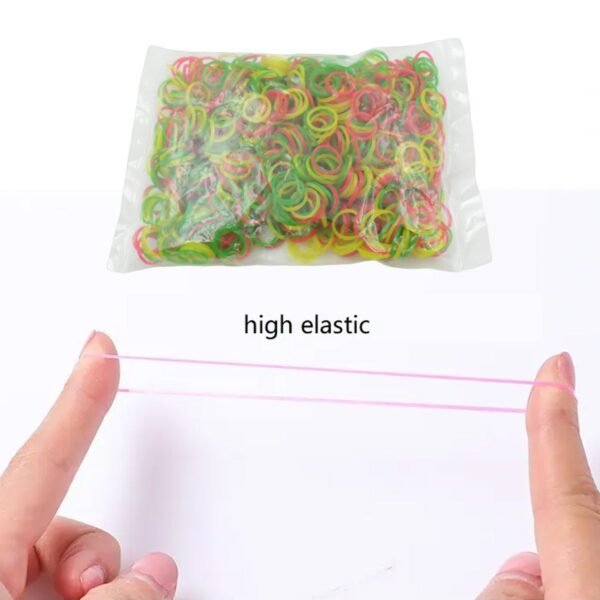 Multicolor Rubber Bands – Elastic & Reusable for Home & Office | VoltDesk