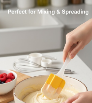 Silicone Cooking Spatula – Heat Resistant 18 cm | Bake & Dwell