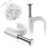 6MM Cable Clips – 100 Pc Wire Organizer for Walls | GlimmerHome