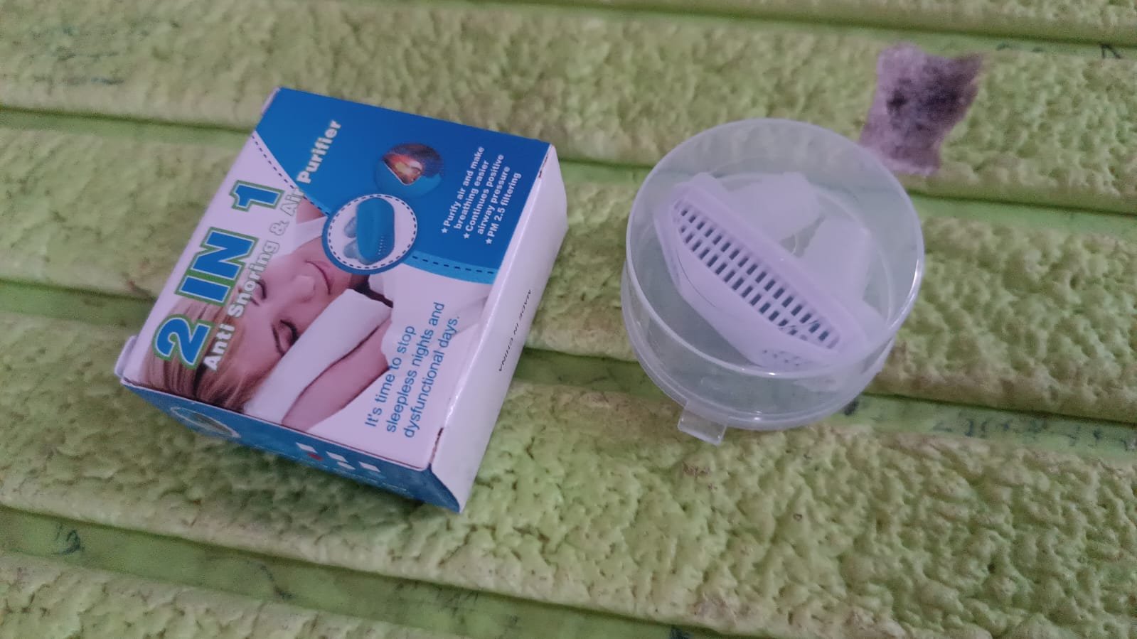 Anti-Snoring Nose Clip – 2-in-1 Air Purifier Device | Velvet Wheels