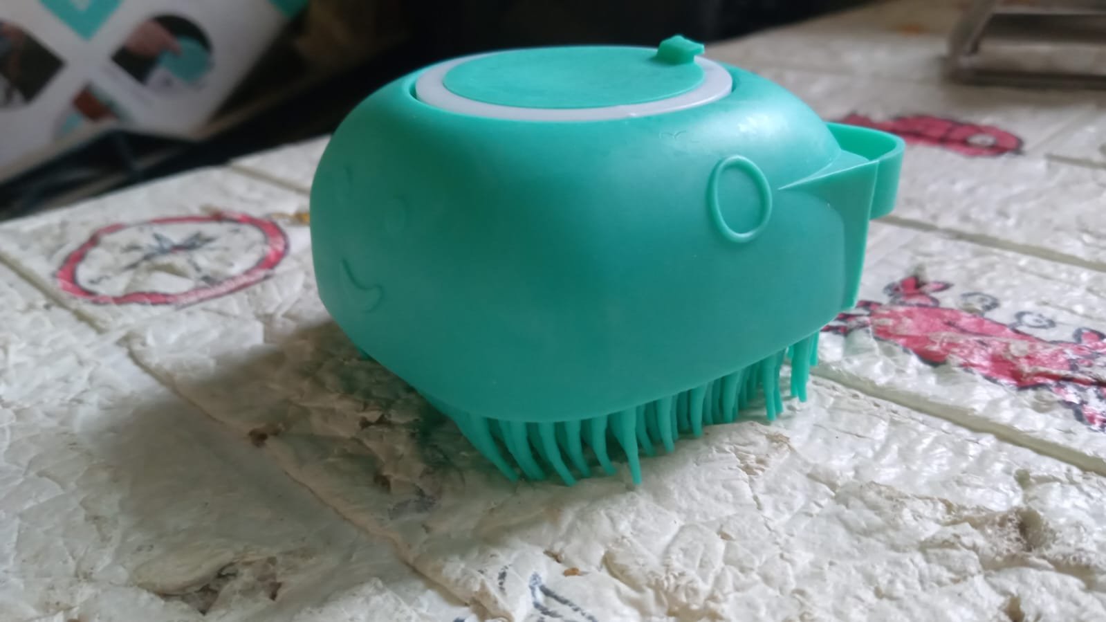 Silicone Bath Brush – Built-in Shampoo Dispenser | VelvaBloom