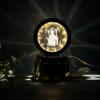Bajrang Bali 3D Crystal Ball Night Light – Soothing LED Glow
