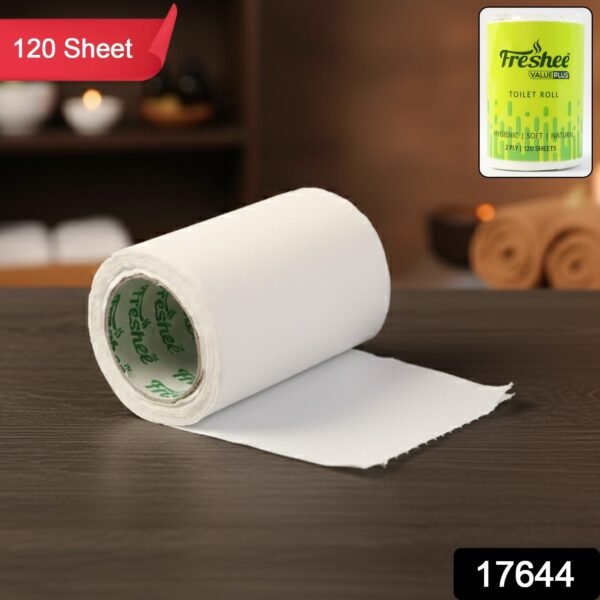 Ultra-Soft 2-Ply Toilet Roll – 120 Sheets for Comfort & Hygiene