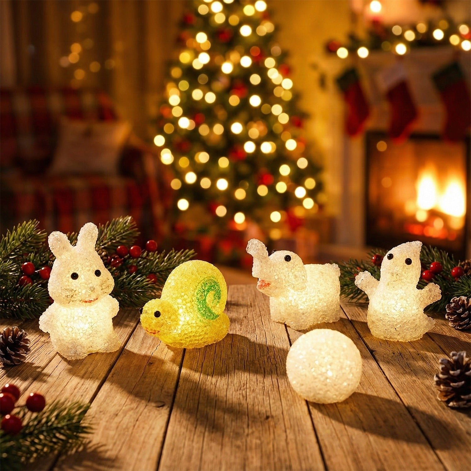 Animal LED Night Lamp – Cute Multi-Shape Set (6 Pc) | Indo Glow