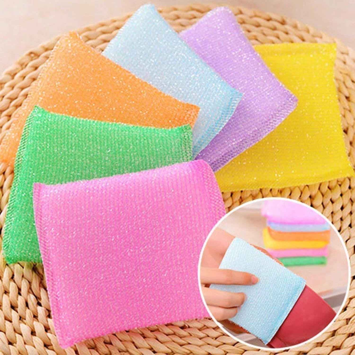 Scratch Proof Kitchen Scrubber Pads – Utensil & Dish Cleaner | CookAura
