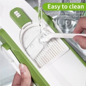Vegetable Chopper – Adjustable Hand Press Slicer | XcelCraft