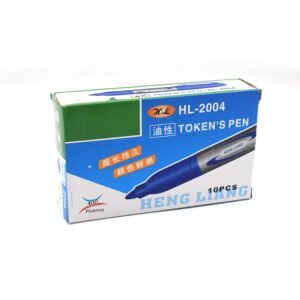 Blue Permanent Markers – 10 Pc Set for Whiteboards | InkGlow