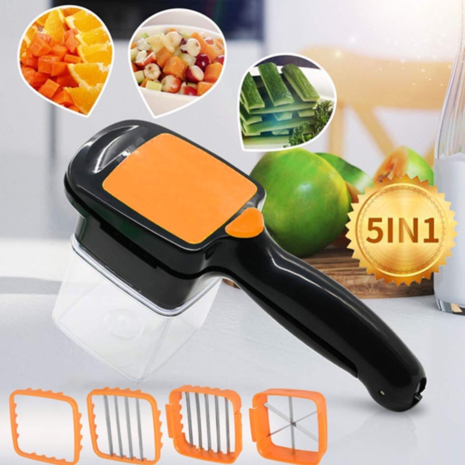 3image_301343dd-892d-493c-8b34-9d18cc23a2e1 Vegetable Chopper 5-in-1 – Multi-functional Food Dicer | Quickslice