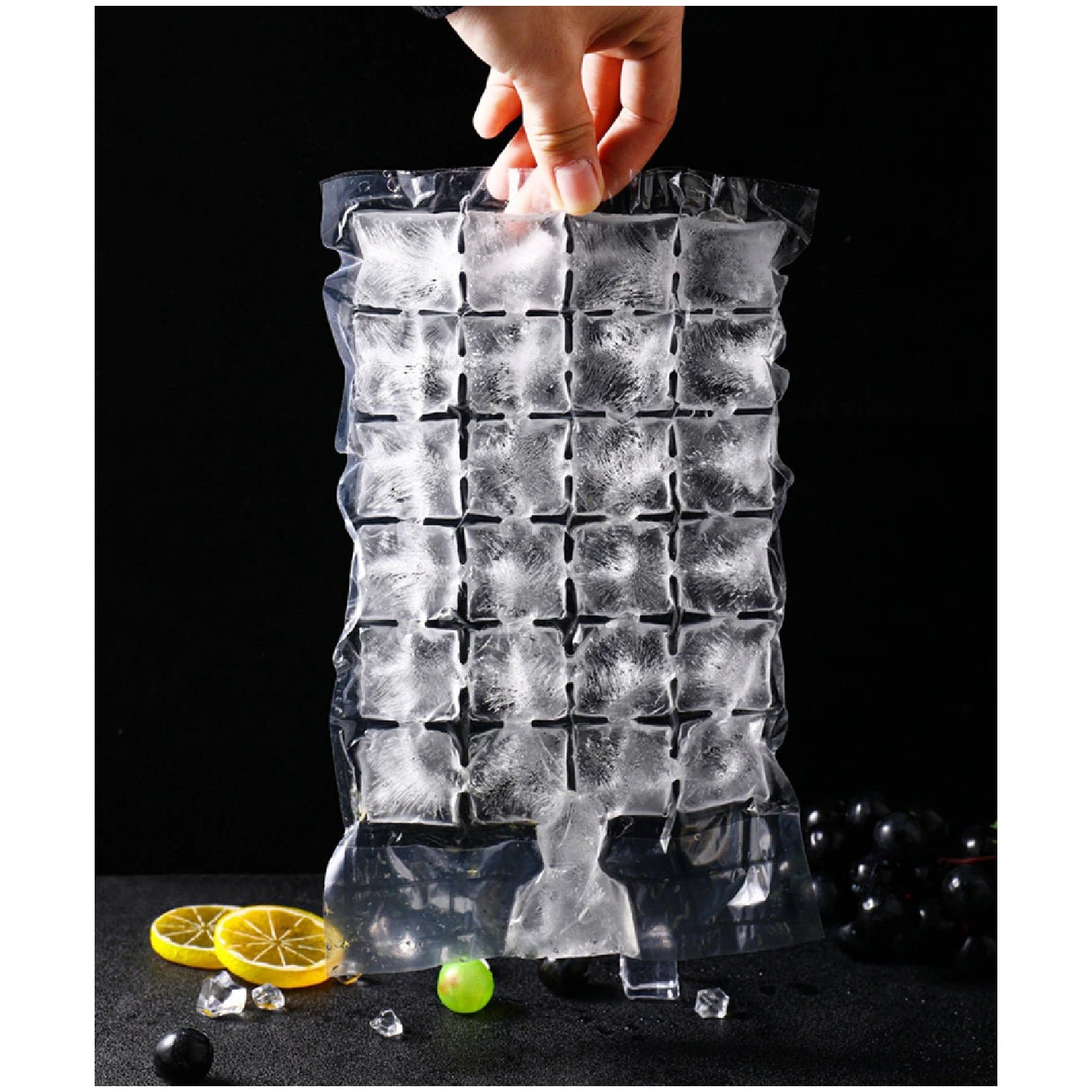 Disposable Ice Cube Bags – Self-Seal, Easy Release | FERVENT